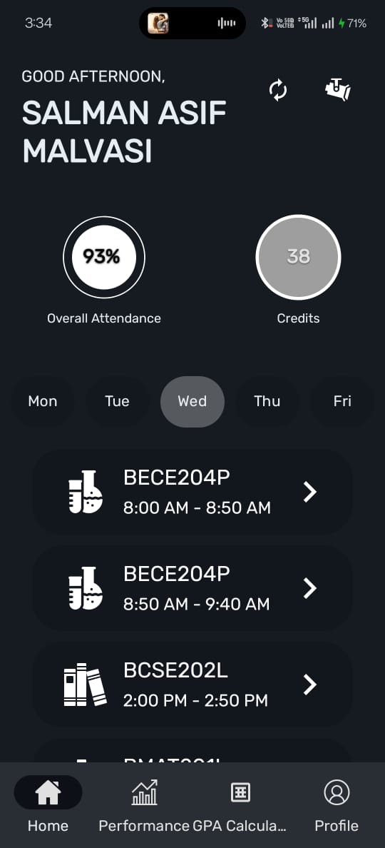 StudentCC 1.1.0 App Screenshot